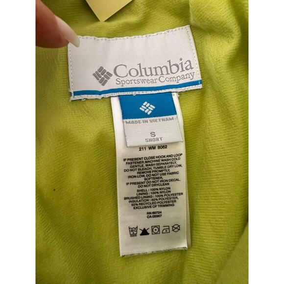 Columbia BUGABOO Womens Small SHORT
Aqua blue Ski Snow Snowboard pants Omnitech - Picture 9 of 10